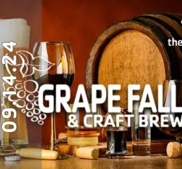 Logo for Grape Falls and Craft Brews