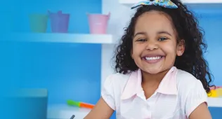 LIttle Girl in a Classroom